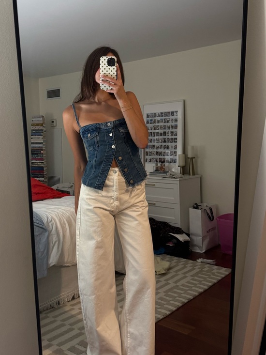 Reformation Denim - Reformation Denim Corset Top